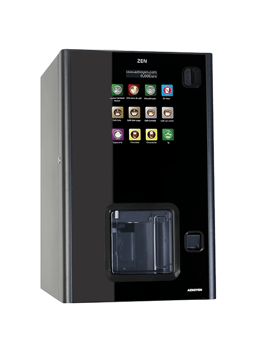 Bean-to-cup hot drinks vending machine